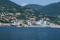 Warships in the military port in the gulf of the capital city La Spezia, Liguria, Italy