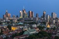 Warszawa panoramic view of Old Town and downtow