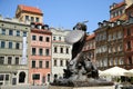 The Warszawska Syrenka statue on the main square of Warsaw