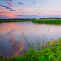 The Warta polish river Royalty Free Stock Photo