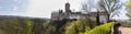 Wartburg castle eisenach germany high definition panorama Royalty Free Stock Photo
