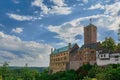 Wartburg Castle, Germany. View of the central part of the castle