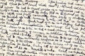 Wartime diary handwriting Royalty Free Stock Photo