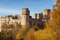 Warwick castle autumn Royalty Free Stock Photo