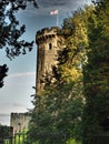 Beautifull historical Warwick Castle is situated in the town of Warwick, on a sandstone bluff at a bend of the River Avon.