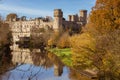 Warwick castle autumn Royalty Free Stock Photo