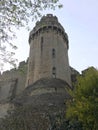 Warwick castle United Kingdom England heritage medieval ancient past history Royalty Free Stock Photo