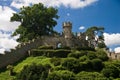 Warwick Castle walls Royalty Free Stock Photo