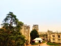 Warwick Castle in Winter Royalty Free Stock Photo