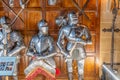 Display of a Knights armour at Warwick Castle