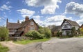 Warwickshire cottages Royalty Free Stock Photo