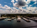 Aerial view of Lake Allatoona in Georgia Royalty Free Stock Photo