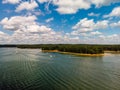 Aerial view of Lake Allatoona in Georgia