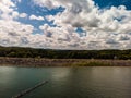 Aerial view of Lake Allatoona in Georgia