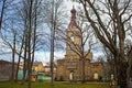View of the Estonian Apostolic Orthodox Parnu Transformation of Our Lord Church. Royalty Free Stock Photo