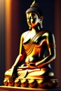 He was a great and religious leader of ancient India. He is regarded as the founder of Buddhism. Ai generated.