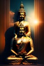 He was a great and religious leader of ancient India. He is regarded as the founder of Buddhism. Ai generated.