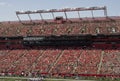 Sundrenched Spectators on a Hot Day at SHI Stadium in NJ for Rutgers Season Opener Royalty Free Stock Photo