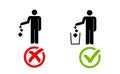 Do not Litter, always use the waste bin.