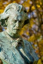 Wroclaw, Poland - 16.11.2023: Ignacy Jan Paderewski monument in Wroclaw