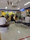 Was queuing smoothly at the BCA bank Jl. General Sudirman, Balikpapan, Indonesia.