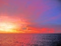 Nightcliff, Darwin NT Australia. A seasunset of radiant beauty. Royalty Free Stock Photo