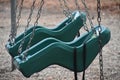 Infant swings at Martin Creek State park in Texas Royalty Free Stock Photo