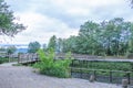 Wasabi farm in Nagano , Japan. Royalty Free Stock Photo