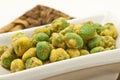 Wasabi green peas