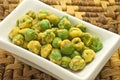 Wasabi green peas