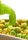 Wasabi green peas