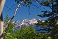 Wasatch Mountain landscape from Primrose Overlook Horse Spring hiking trail Timpanogos Rocky Mountains, Utah. Royalty Free Stock Photo