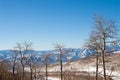 Wasatch Mountain Range in Park City, Utah Royalty Free Stock Photo