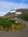 Wasdale Old Road Sign, Lake District England