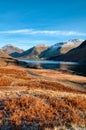 Wasdale Valley taken on a winters day. Royalty Free Stock Photo