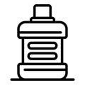 Wash bottle icon, outline style Royalty Free Stock Photo