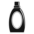 Wash clean bottle icon, simple style