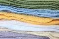 Wash Cloth Stack Royalty Free Stock Photo