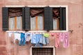 Wash Day on Burano Royalty Free Stock Photo