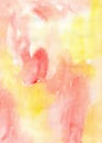 Wash drawing watercolor pastel background Royalty Free Stock Photo