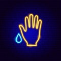 Wash Hand Neon Sign