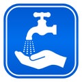 Wash hands sign