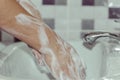 Wash your hands to prevent epidemics Royalty Free Stock Photo
