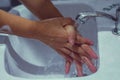 Wash your hands to prevent epidemics Royalty Free Stock Photo