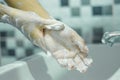 Wash your hands to prevent epidemics Royalty Free Stock Photo
