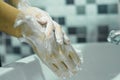Wash your hands to prevent epidemics Royalty Free Stock Photo