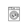 Washer car carwash icon. Element of car wash thin line icon Royalty Free Stock Photo