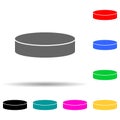 washer multi color style icon. Simple thin line, outline vector of web icons for ui and ux, website or mobile application Royalty Free Stock Photo
