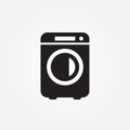 Washer vector icon illustration graphic design.