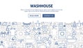 Washhouse Banner Design